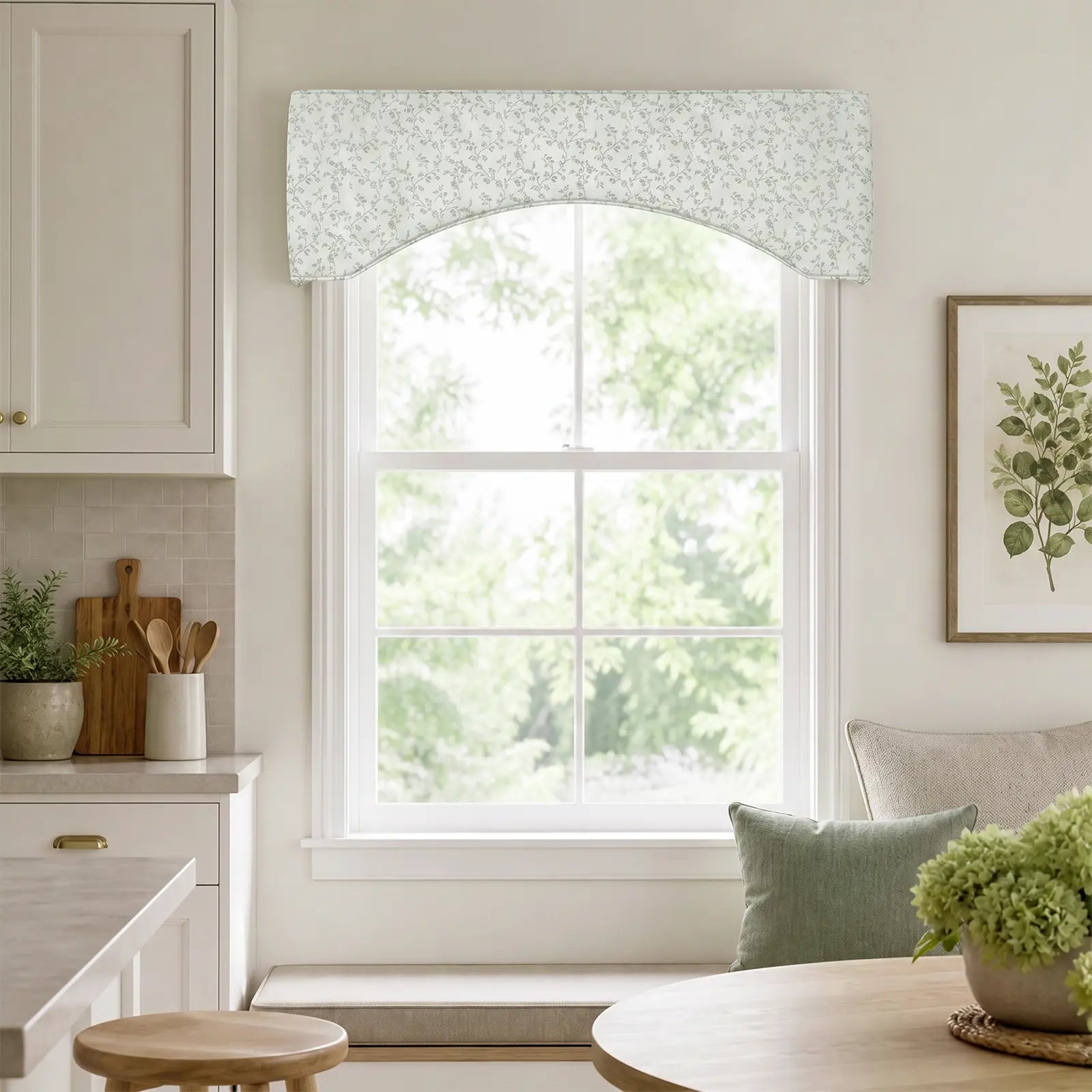 Britt Bengoechea x TWOPAGES Print Linen Cotton Arched Cornice Board