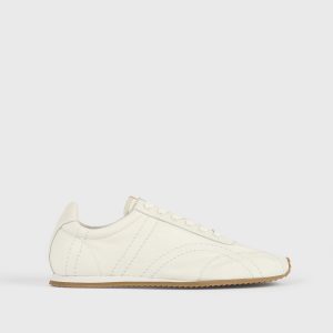 Toteme Studio Flex nappa sneakers off-white