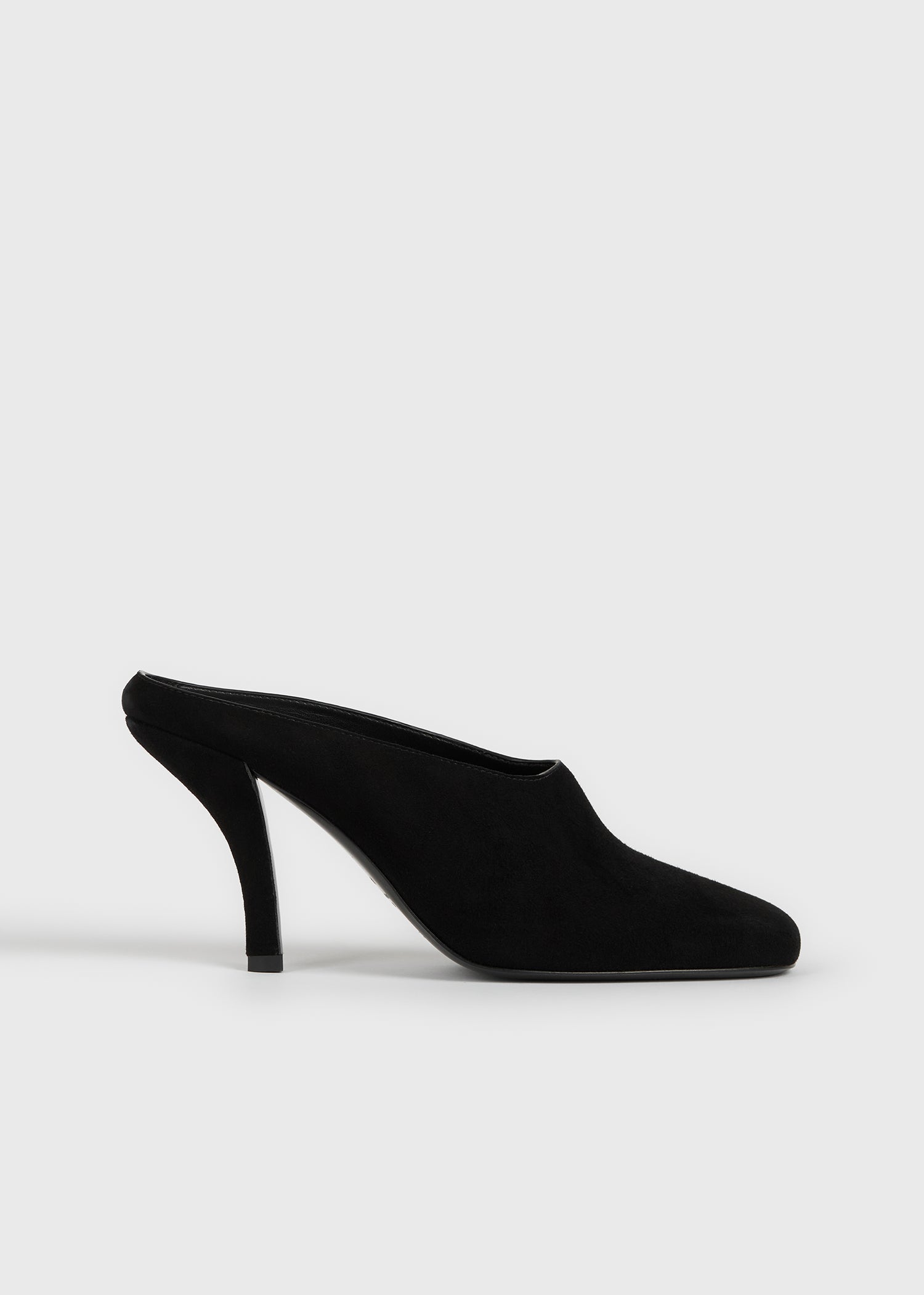 Toteme Studio Contour suede mules black