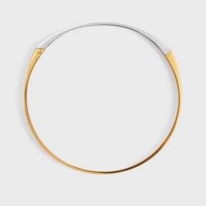 Toteme Studio Signature collar silver/gold