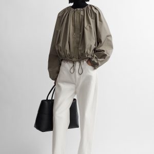 Toteme Studio Gathered parachute jacket rock