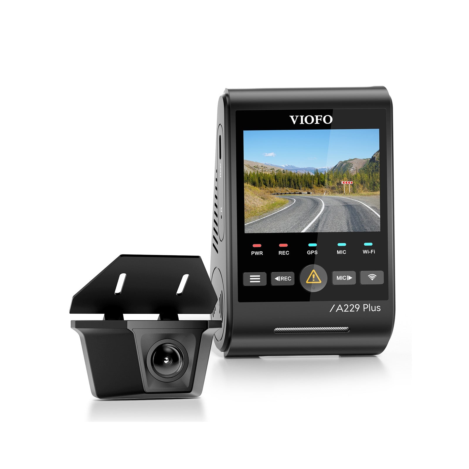 VIOFO A229 Plus-W 2CH 2K Front+2K Waterproof Rear Camera with Dual Sony STARVIS 2 Sensors,