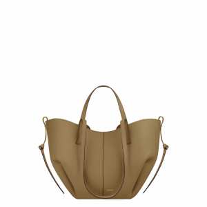 Polene Paris Cyme Mini - Olive Fumée Grainé