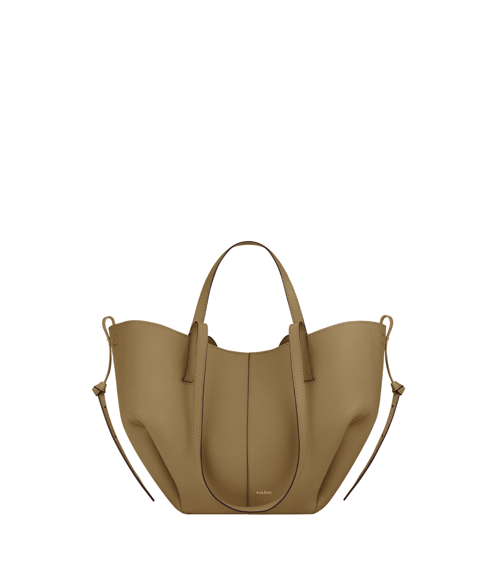 Polene Paris Cyme Mini - Olive Fumée Grainé