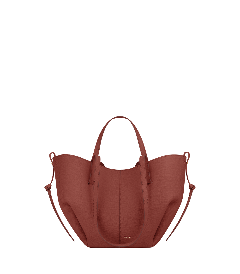 Polene Paris Cyme Mini - Terracotta Grainé