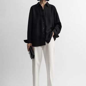 Toteme Studio Classic fluid shirt black