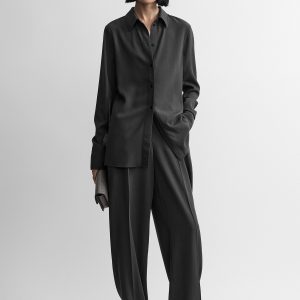 Toteme Studio Lightweight shirt washed black