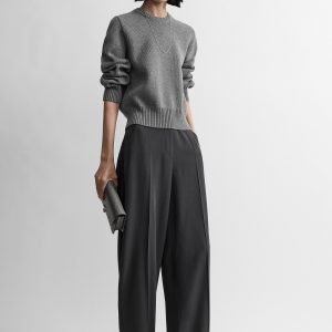 Toteme Studio High-waist trousers washed black