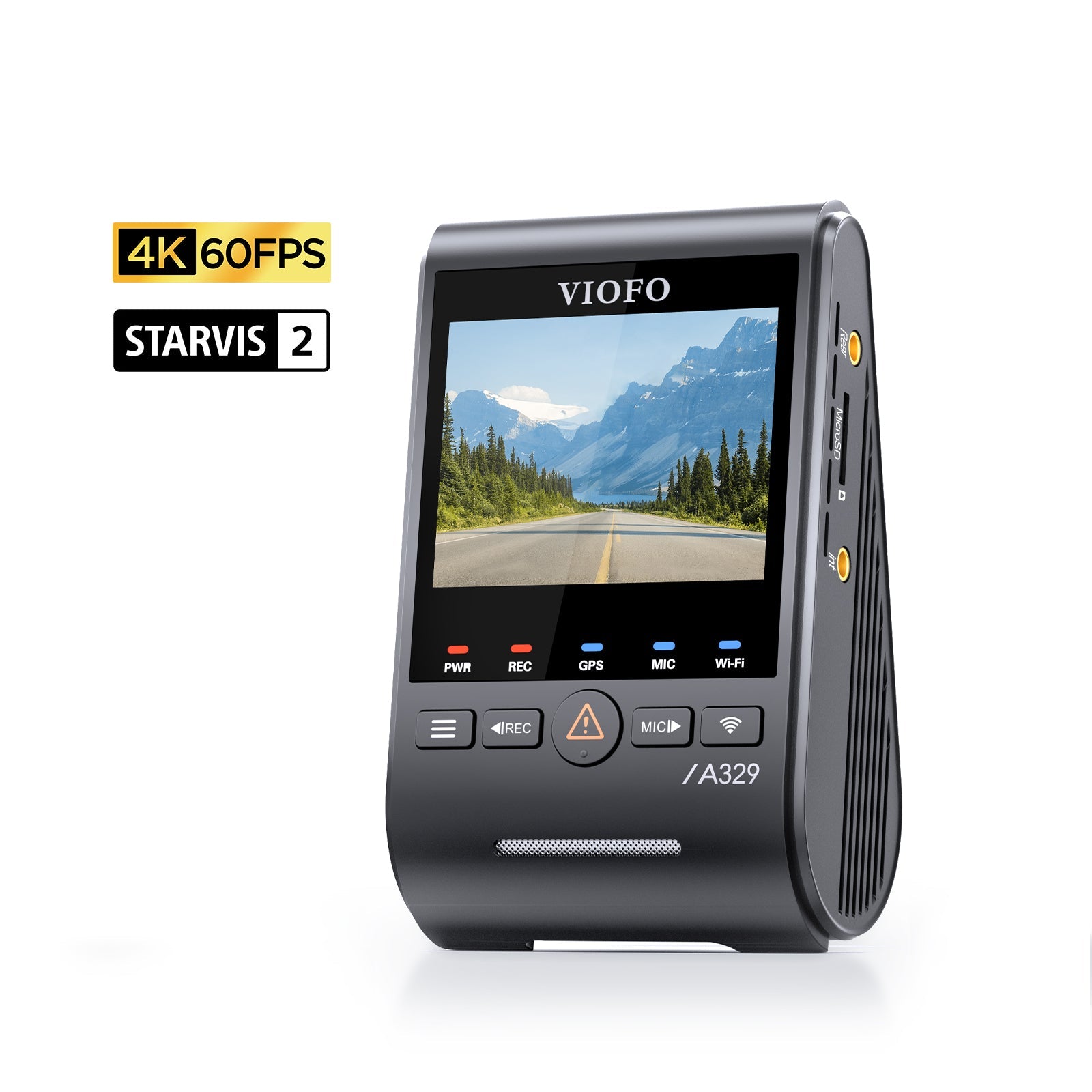 VIOFO A329S 1CH 4K 60FPS Wi-Fi 6 HDR Dash Cam with Sony STARVIS 2 Sensor, Support SSD Stor