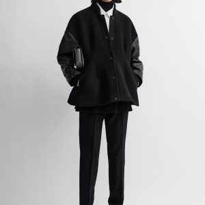Toteme Studio Varsity wool jacket black