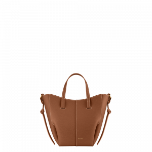 Polene Paris Cyme Tote Nano - Camel Grainé
