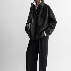 Toteme Studio Nappa parachute jacket black