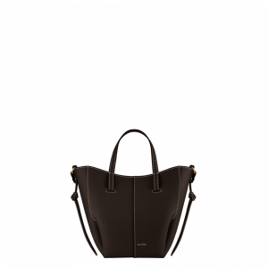 Polene Paris Cyme Tote Nano - Ébène Grainé