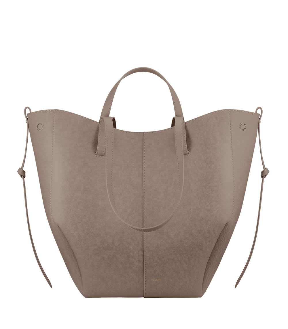 Polene Paris Cyme Tote - Taupe Grainé