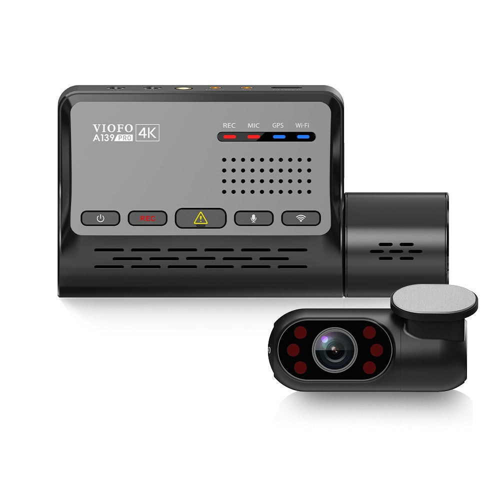VIOFO A139 PRO 2CH IR Front and Interior 4K HDR Super Night Vision Dashcam with Sony STARV