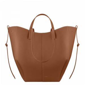 Polene Paris Cyme Tote - Camel Grainé