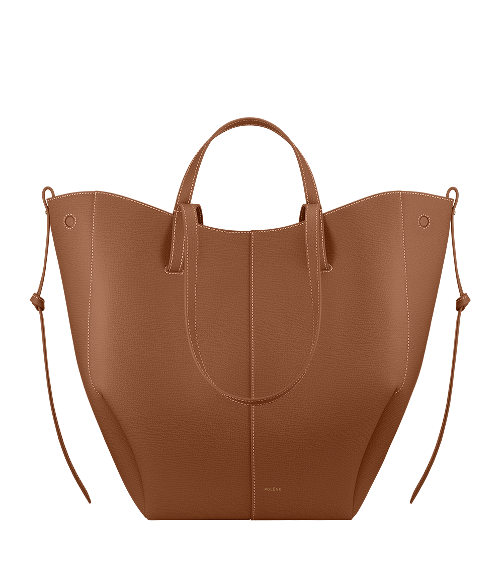 Polene Paris Cyme Tote - Camel Grainé