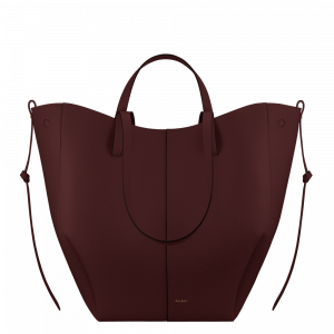 Polene Paris Cyme Tote - Cerise Noire Grainé