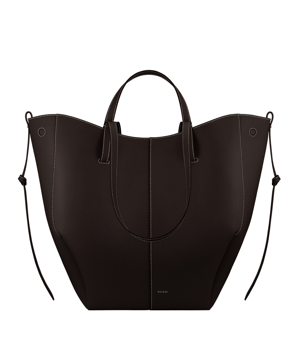 Polene Paris Cyme Tote - Ébène Grainé