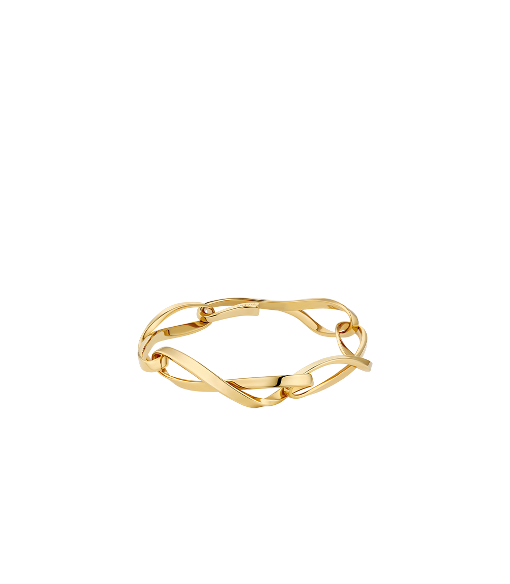 Polene Paris Bracelet Chaîne Éole - Dorée à l’or 24 carats