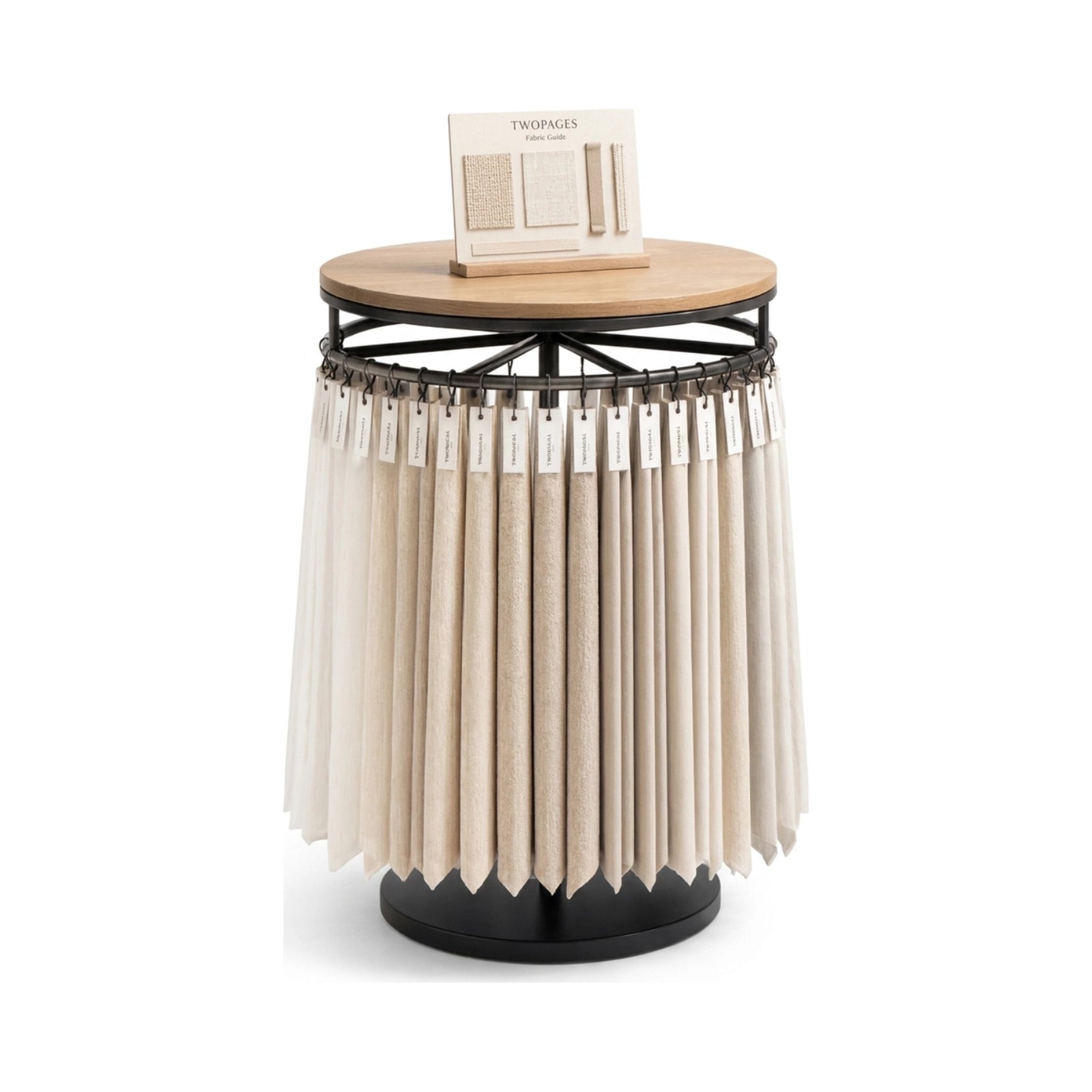 TWOPAGES Rotating Fabric Hanger