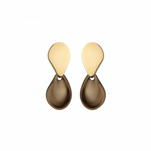 Polene Paris Boucles d'oreilles Naé - Verre fumé