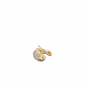 Polene Paris Bague Eroz - Duo palladium et dorure 24 carats