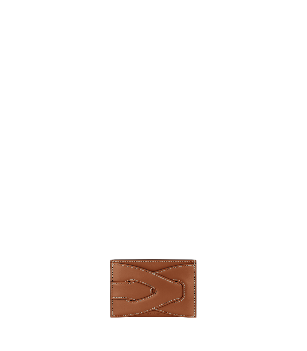 Polene Paris Porte cartes Nodde - Cognac
