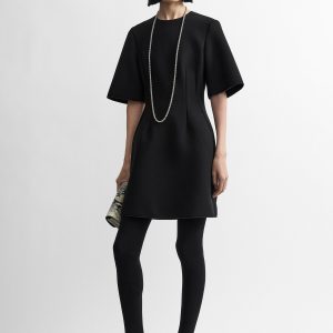 Toteme Studio Sculptural short dress black