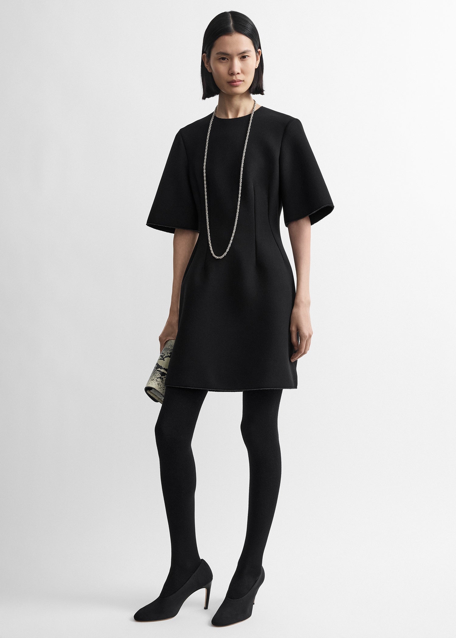 Toteme Studio Sculptural short dress black