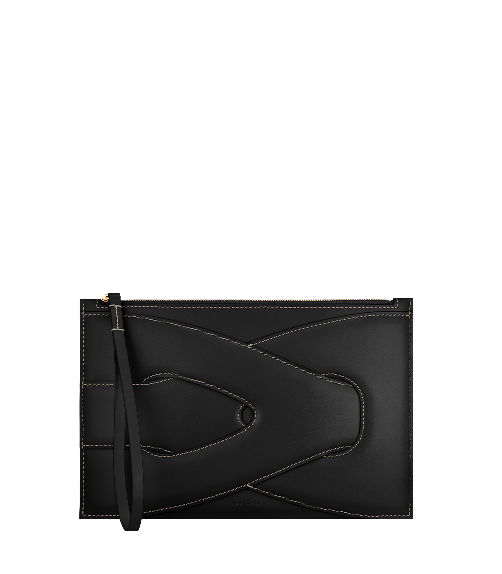 Polene Paris Pochette Nodde - Noir