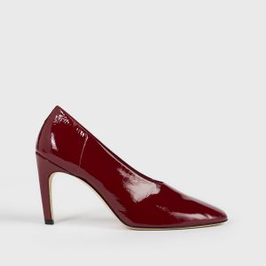 Toteme Studio Slip naplack pumps cherry