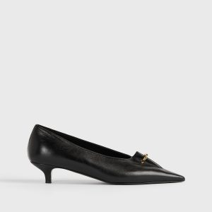 Toteme Studio Pierced nappa pumps black