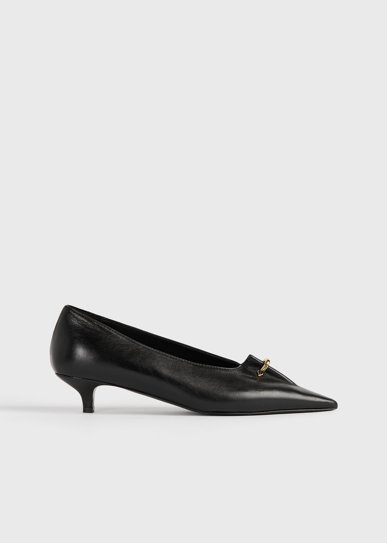 Toteme Studio Pierced nappa pumps black