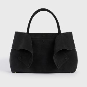 Toteme Studio Mercer nubuck tote black