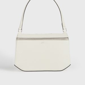 Toteme Studio Clip palmellato-patent shoulder off-white