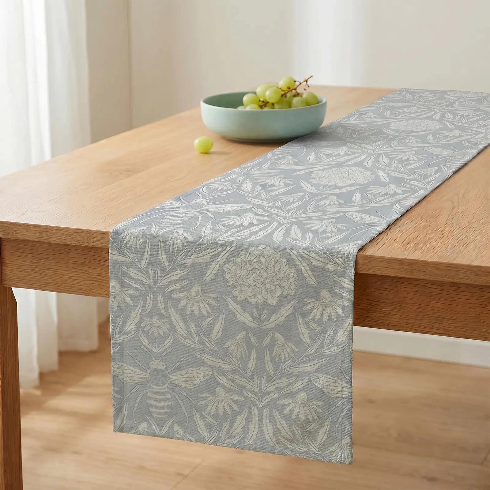 Leah Berin x TWOPAGES Botanical Print Cotton Table Runner