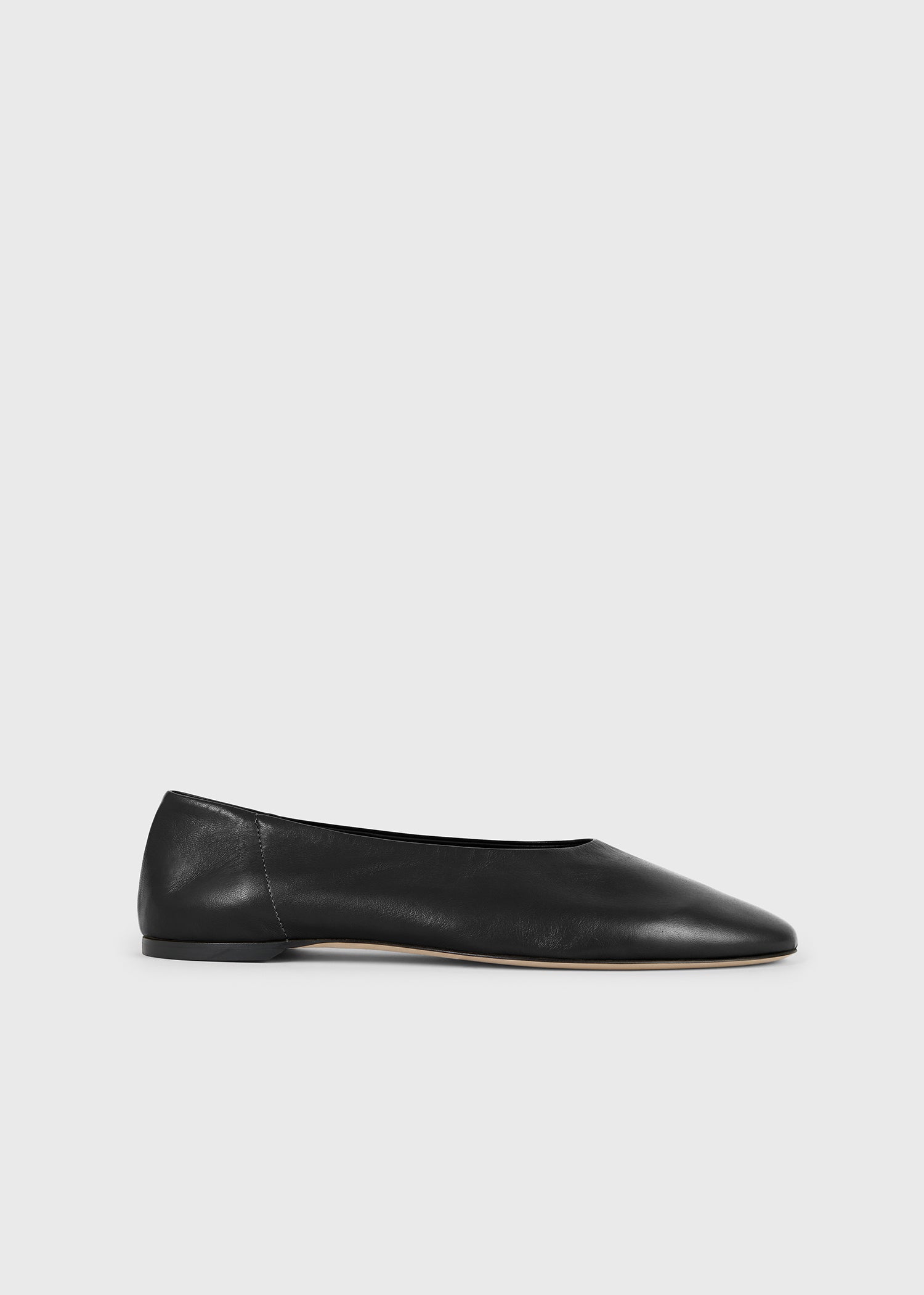 Toteme Studio Slip nappa ballerinas black