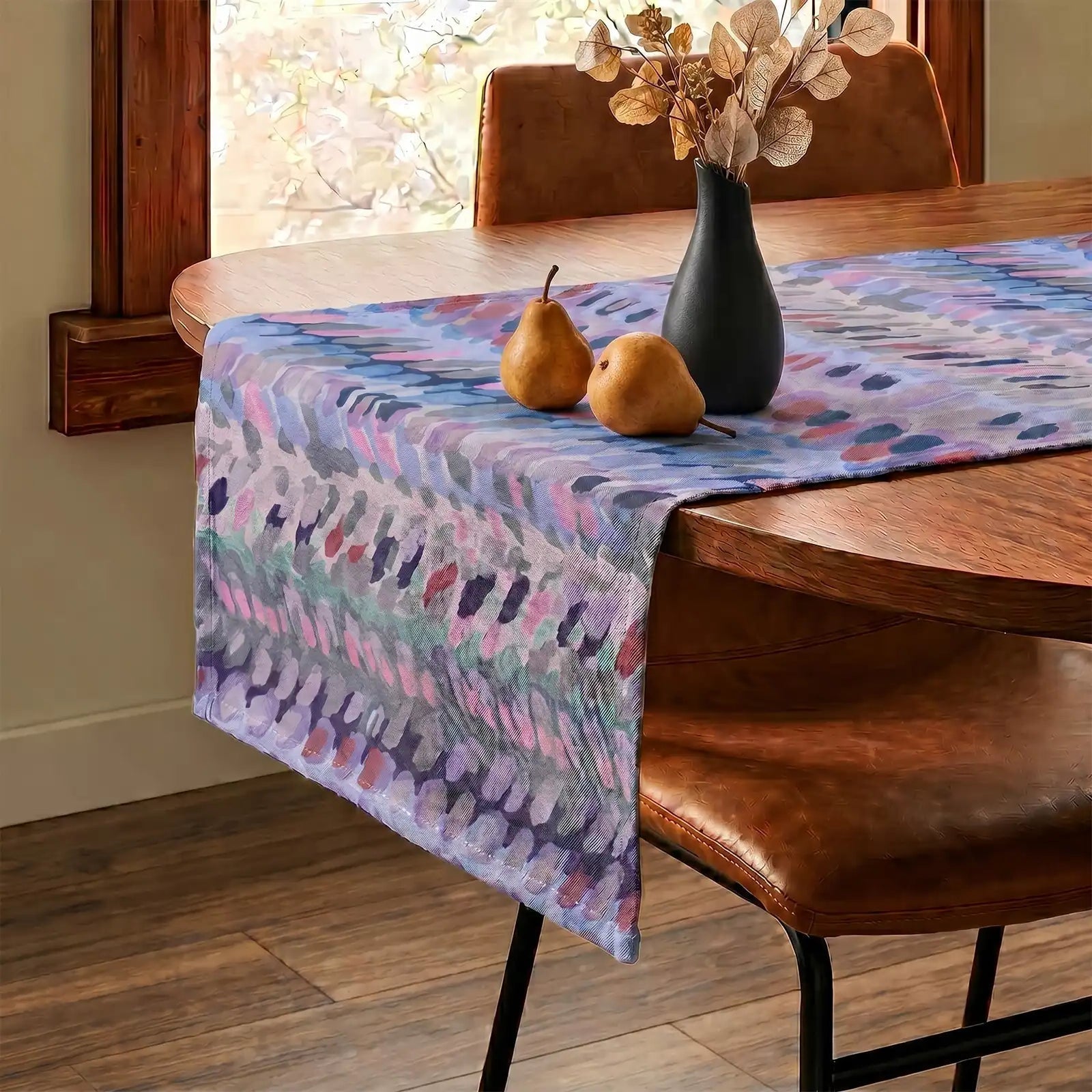 Amy Switzer x TWOPAGES Printed Velvet Table Runner