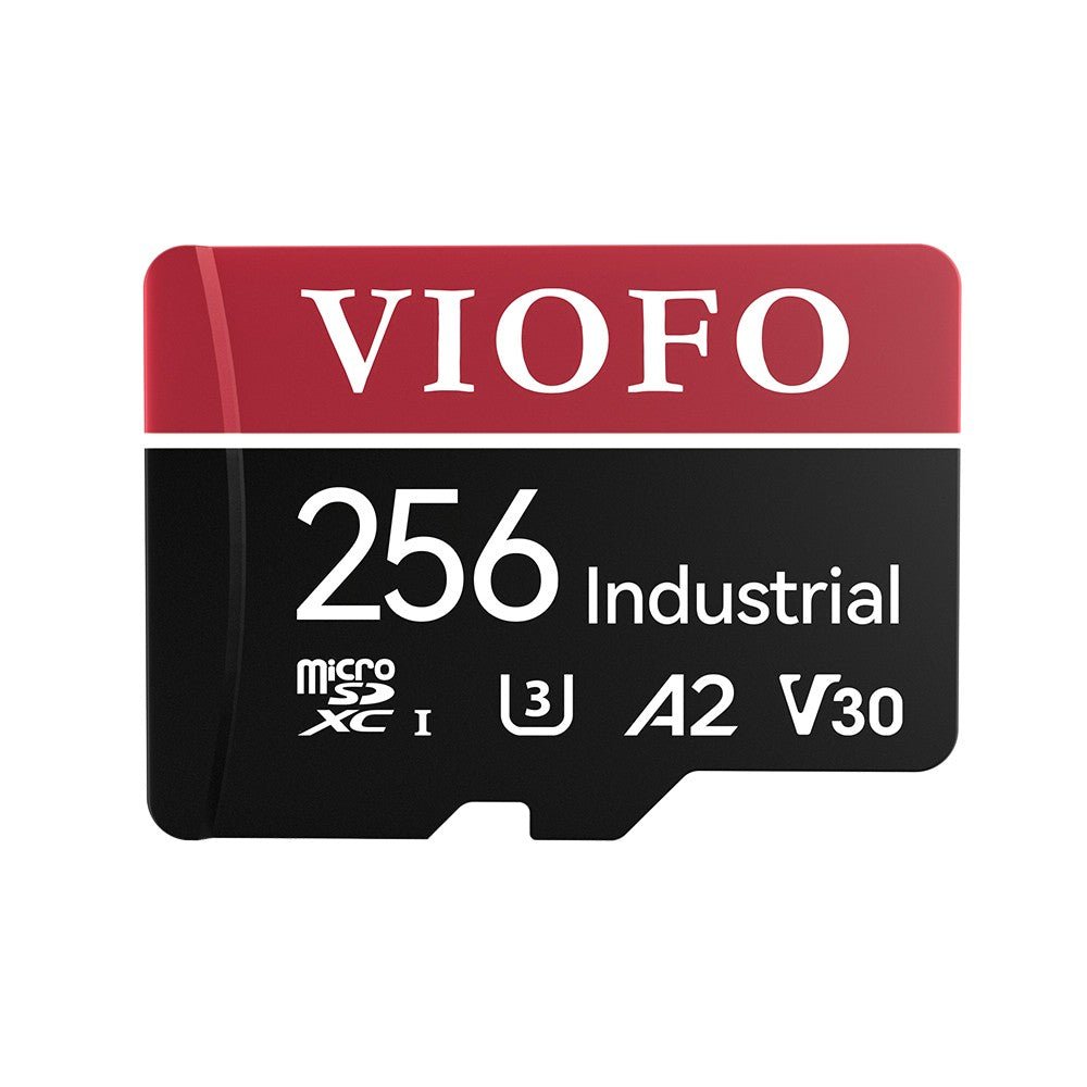 VIOFO 256GB Industrial Grade microSD Card, U3 A2 V30 High Speed Memory Card with Adapter,