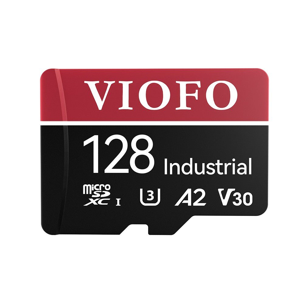 VIOFO 128GB Industrial Grade microSD Card, U3 A2 V30 High Speed Memory Card with Adapter,
