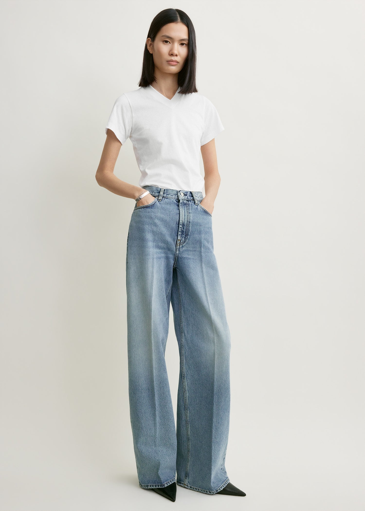 Toteme Studio Wide leg denim true vintage