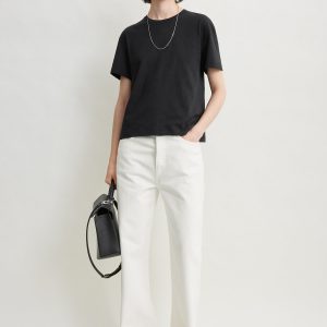Toteme Studio Classic embroidered tee black