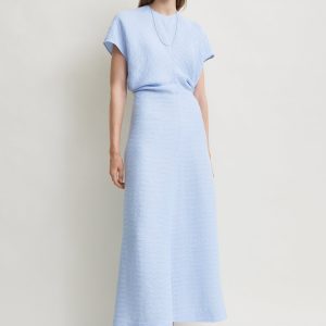 Toteme Studio Slouch waist dress sky