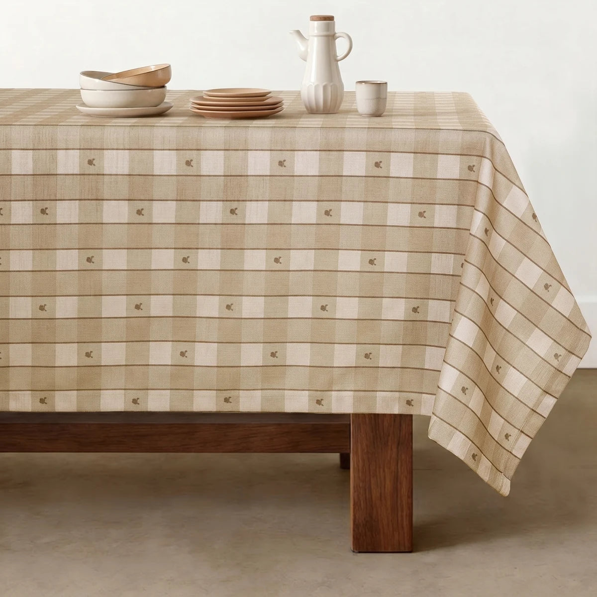 Rebecca Hughes x TWOPAGES Cotton Vintage Floral Tablecloth