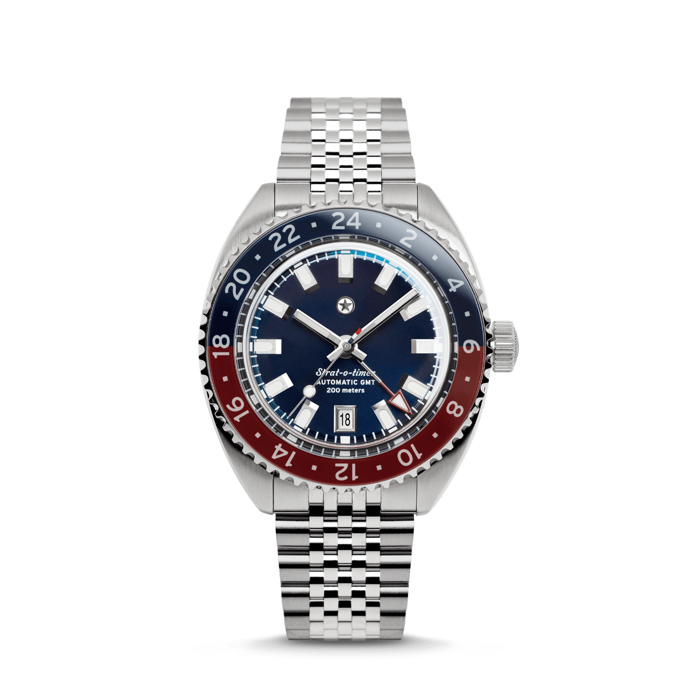 Jack Mason Strat-o-timer GMT: Americana (Sapphire Bezel)