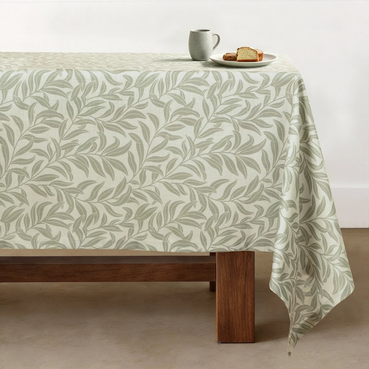 Leah Berin x TWOPAGES Botanical Print Cotton Tablecloth