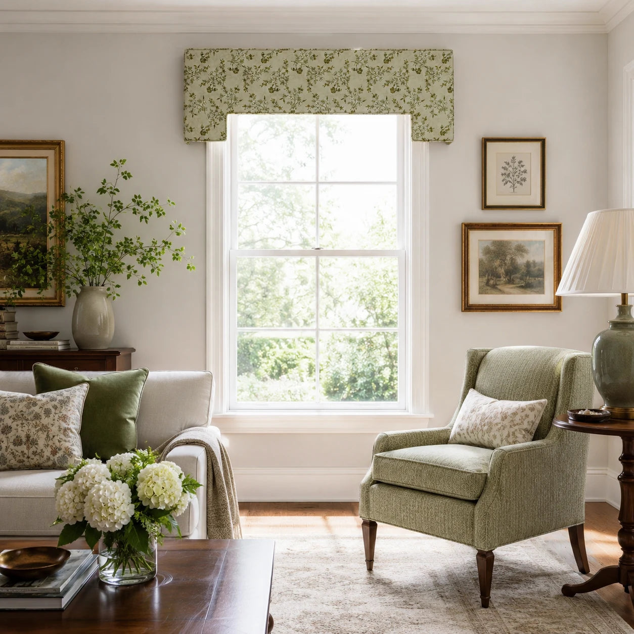 TWOPAGES Patterned Stepped Cornice Board