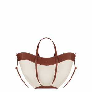 Polene Paris Cyme Mini - Tissé Cognac