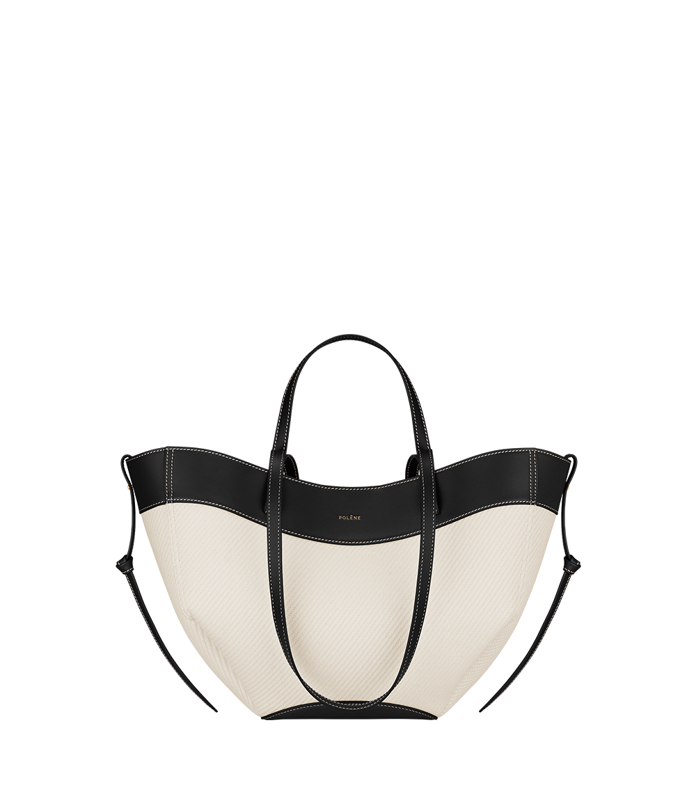 Polene Paris Cyme Mini - Tissé Noir
